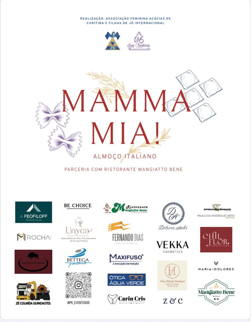 MAMMA MIA – Almoço Italiano Beneficente