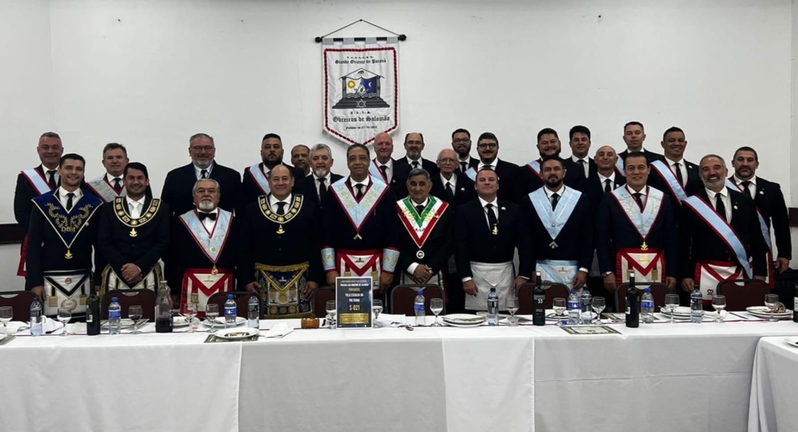 Jantar de União, emoções e de Festa - Aniversário de 21 anos da ARLS Obreiros de Salomão 122