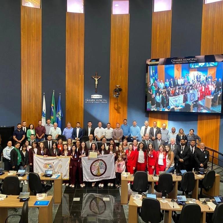 Assembleia Guardiãs do Manacá nº 21 recebem "Votos de Louvor" da Câmara Municipal de São José dos Pinhais