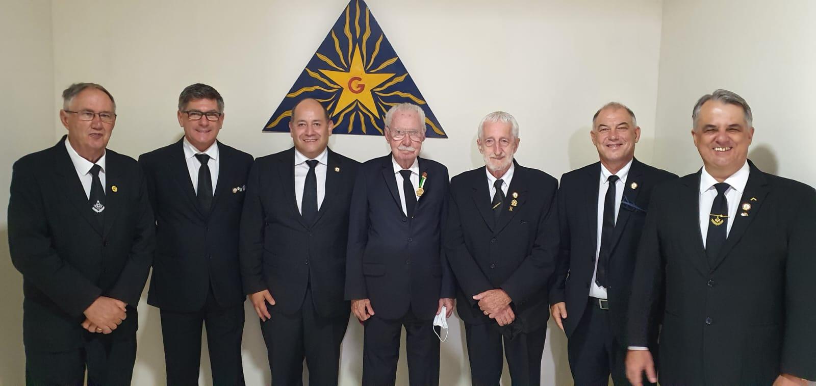 Visita do Grão Mestre e Sua Comitiva à Loja Hugo Gonçalves